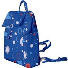 Christmas Pattern Tree Design Buckle Everyday Backpack