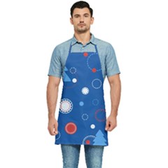 Christmas Pattern Tree Design Kitchen Apron