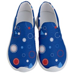 Christmas Pattern Tree Design Men s Lightweight Slip Ons by Sapixe