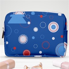 Christmas Pattern Tree Design Make Up Pouch (medium)