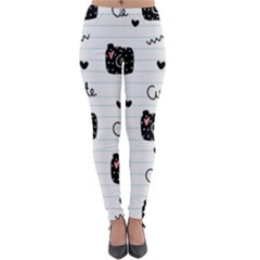 Cute Cameras Doodles Hand Drawn Lightweight Velour Leggings by Sapixe