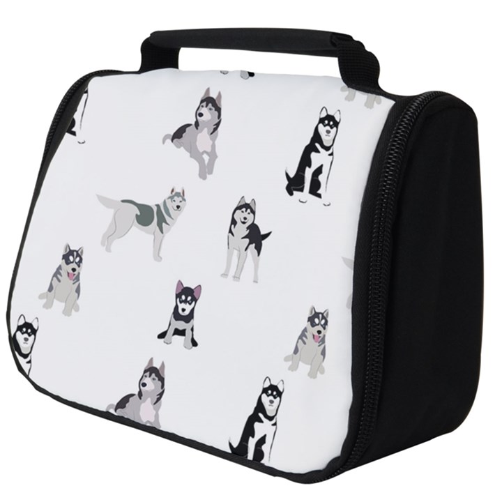 Husky Dogs Full Print Travel Pouch (Big)