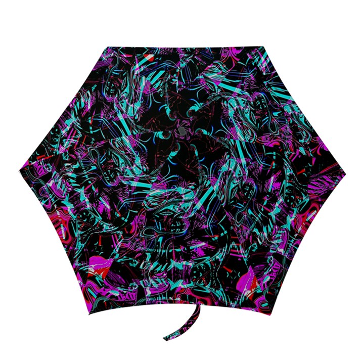 Reptilian Scream Mini Folding Umbrellas