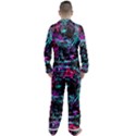 Reptilian Scream Men s Long Sleeve Satin Pajamas Set View2