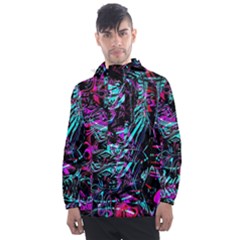 Reptilian Scream Men s Front Pocket Pullover Windbreaker by MRNStudios