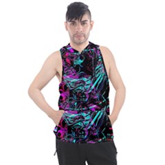 Reptilian Scream Men s Sleeveless Hoodie by MRNStudios