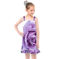 Roses-violets-flowers-arrangement Kids  Overall Dress by Pakrebo