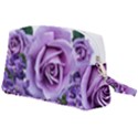 Roses-violets-flowers-arrangement Wristlet Pouch Bag (Large) View2