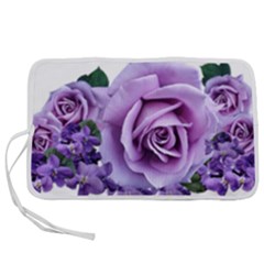 Roses-violets-flowers-arrangement Pen Storage Case (m) by Pakrebo