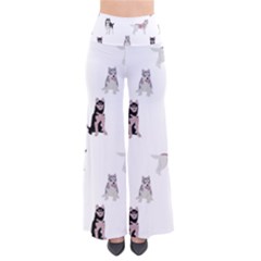 Husky Dogs With Sparkles So Vintage Palazzo Pants by SychEva