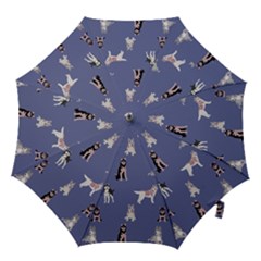 Husky Dogs With Sparkles Hook Handle Umbrellas (large) by SychEva