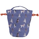 Husky Dogs With Sparkles Drawstring Bucket Bag View2