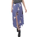 Husky Dogs With Sparkles Velour Split Maxi Skirt View1