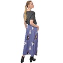 Husky Dogs With Sparkles Velour Split Maxi Skirt View2