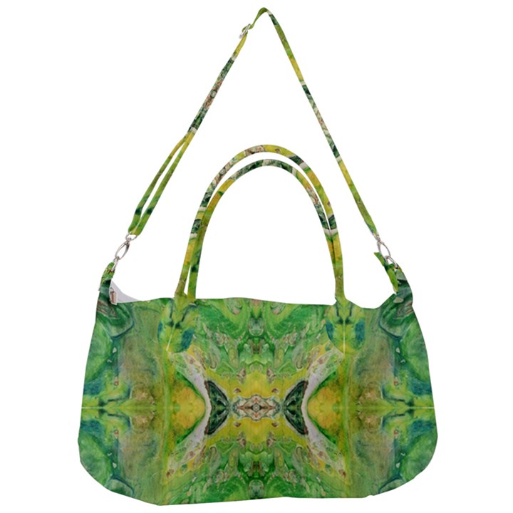 Green Repeats Removal Strap Handbag