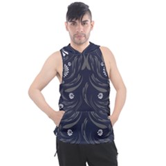 Folk Flowers Print Floral Pattern Ethnic Art Men s Sleeveless Hoodie by Eskimos