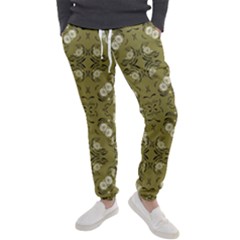 Folk Flowers Print Floral Pattern Ethnic Art Men s Jogger Sweatpants by Eskimos