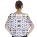 Folk flowers print Floral pattern Ethnic art Batwing Chiffon Blouse View2