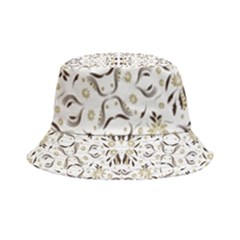 Folk Flowers Print Floral Pattern Ethnic Art Inside Out Bucket Hat