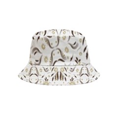 Folk Flowers Print Floral Pattern Ethnic Art Inside Out Bucket Hat (kids)