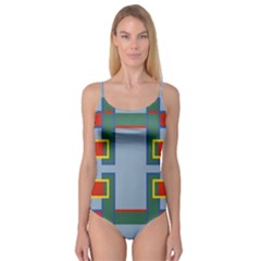 Abstract Pattern Geometric Backgrounds   Camisole Leotard  by Eskimos