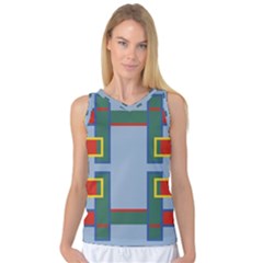 Abstract Pattern Geometric Backgrounds   Women s Basketball Tank Top by Eskimos