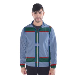 Abstract Pattern Geometric Backgrounds   Men s Windbreaker by Eskimos