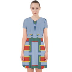 Abstract Pattern Geometric Backgrounds   Adorable In Chiffon Dress by Eskimos