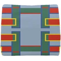 Abstract Pattern Geometric Backgrounds   Seat Cushion by Eskimos