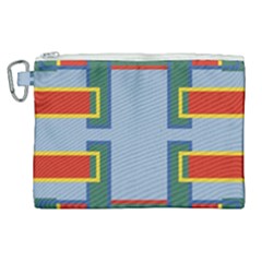 Abstract Pattern Geometric Backgrounds   Canvas Cosmetic Bag (xl) by Eskimos