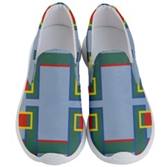 Abstract Pattern Geometric Backgrounds   Men s Lightweight Slip Ons by Eskimos