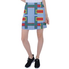 Abstract Pattern Geometric Backgrounds   Tennis Skirt by Eskimos