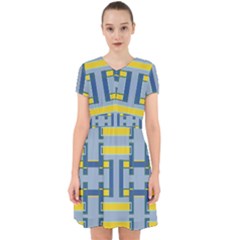 Abstract Pattern Geometric Backgrounds   Adorable In Chiffon Dress by Eskimos