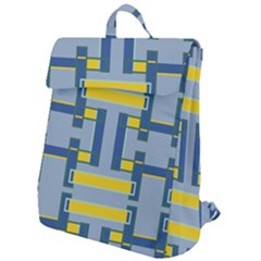 Abstract Pattern Geometric Backgrounds   Flap Top Backpack by Eskimos