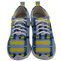 Abstract Pattern Geometric Backgrounds   Mens Athletic Shoes by Eskimos