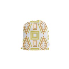 Abstract Pattern Geometric Backgrounds   Drawstring Pouch (xs) by Eskimos