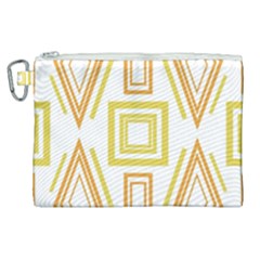 Abstract Pattern Geometric Backgrounds   Canvas Cosmetic Bag (xl) by Eskimos