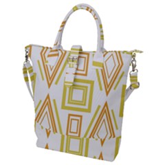 Abstract Pattern Geometric Backgrounds   Buckle Top Tote Bag by Eskimos