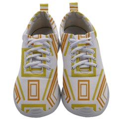 Abstract Pattern Geometric Backgrounds   Mens Athletic Shoes by Eskimos