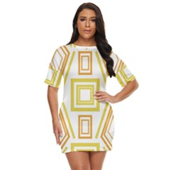 Abstract Pattern Geometric Backgrounds   Just Threw It On Dress