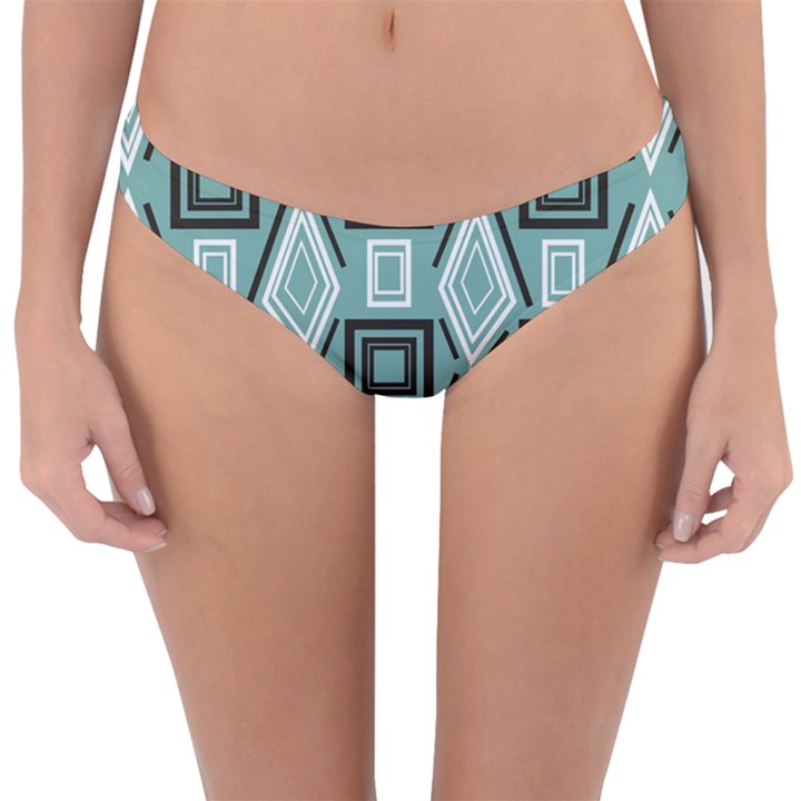 Abstract geometric design   geometric fantasy   Reversible Hipster Bikini Bottoms