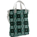 Abstract geometric design   geometric fantasy   Canvas Messenger Bag View2