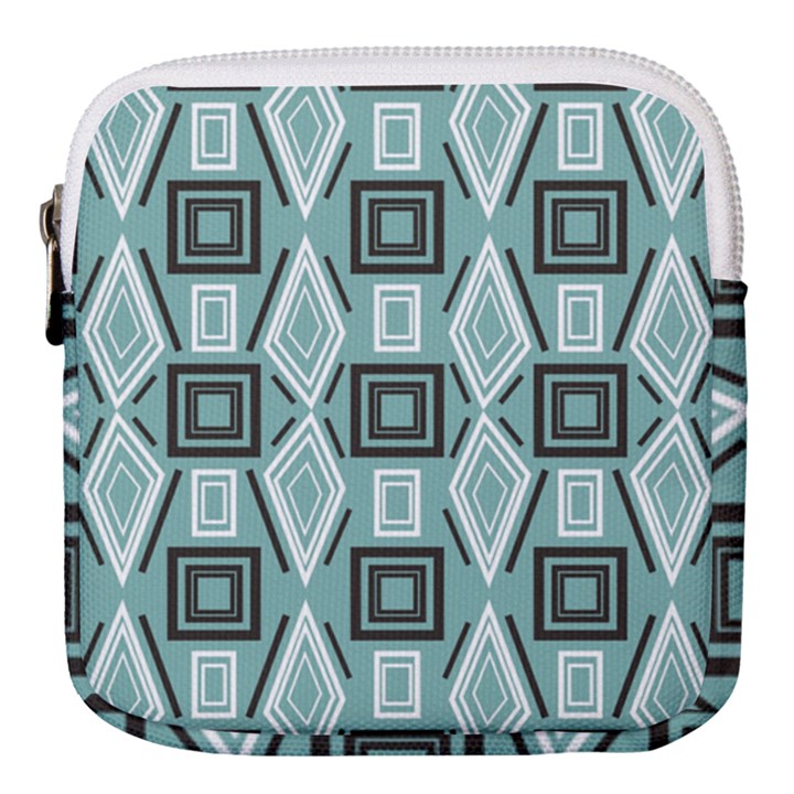 Abstract geometric design   geometric fantasy   Mini Square Pouch