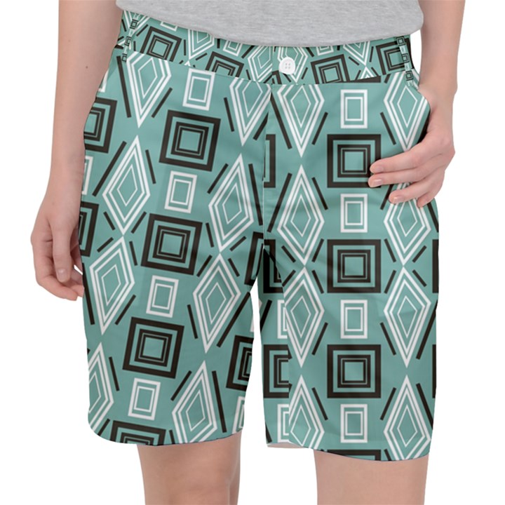 Abstract geometric design   geometric fantasy   Pocket Shorts