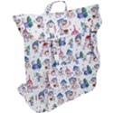 Cute Snowmen Celebrate New Year Buckle Up Backpack View2