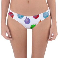 Christmas Balls Reversible Hipster Bikini Bottoms by SychEva