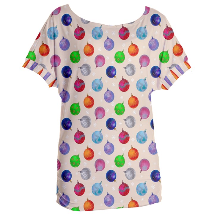 Christmas Balls Women s Oversized Tee