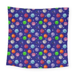 Christmas Balls Square Tapestry (large) by SychEva