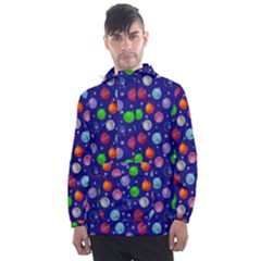 Christmas Balls Men s Front Pocket Pullover Windbreaker by SychEva