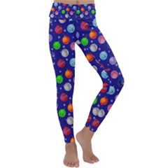 Christmas Balls Kids  Lightweight Velour Classic Yoga Leggings by SychEva